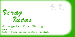 virag kutas business card